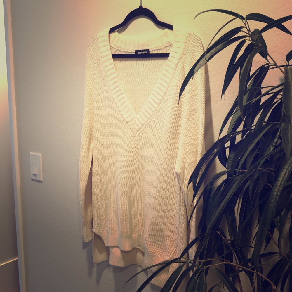Express Overside Slouchy Sweater